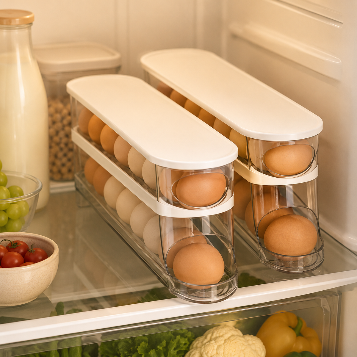 TIDORA™ Roll-Down Egg Organiser