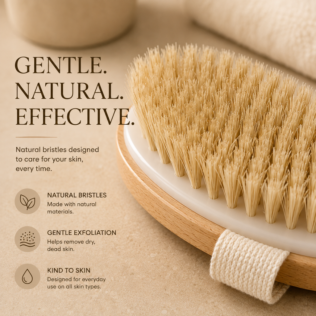 TIDORA™ Natural Body Brush
