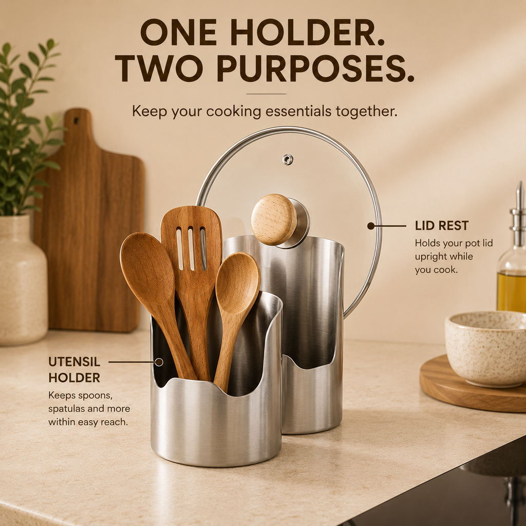 TIDORA™ DuoRest Utensil & Lid Holder