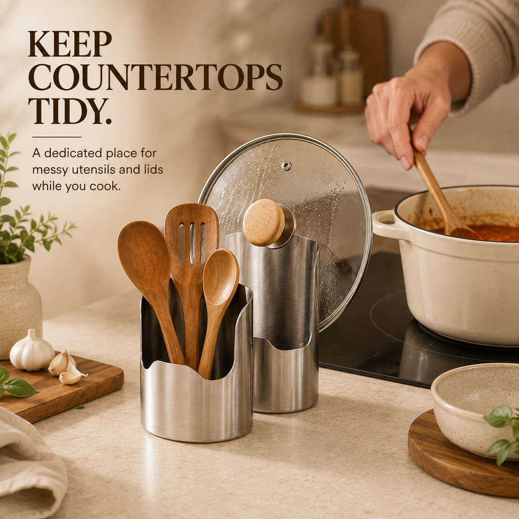 TIDORA™ DuoRest Utensil & Lid Holder