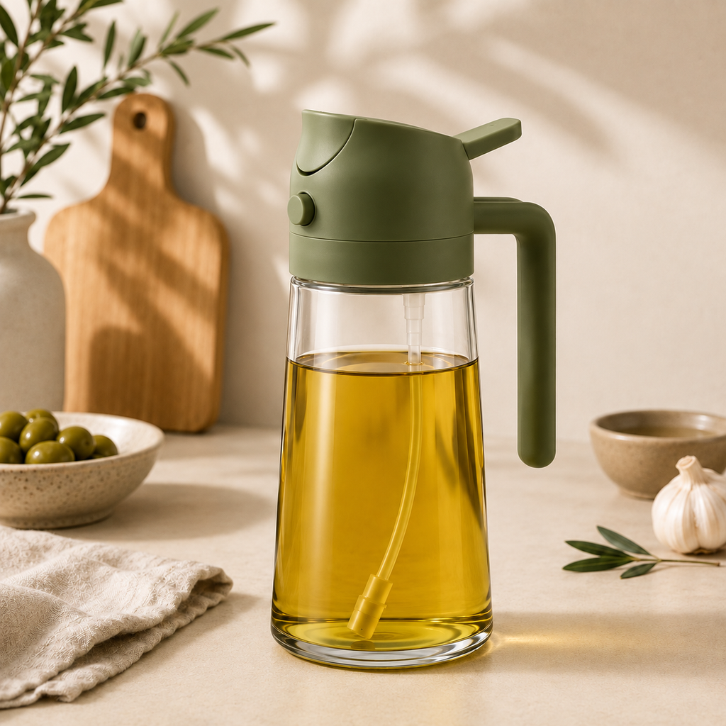 Tidora PourMist™ 2-in-1 Oil Sprayer & Dispenser