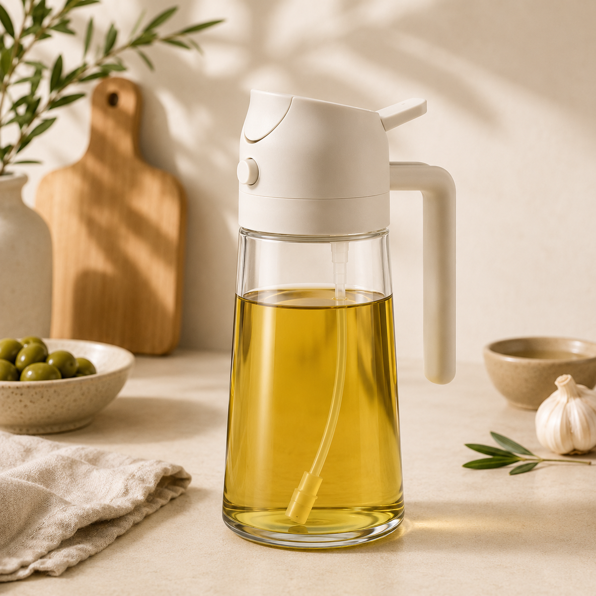 Tidora PourMist™ 2-in-1 Oil Sprayer & Dispenser